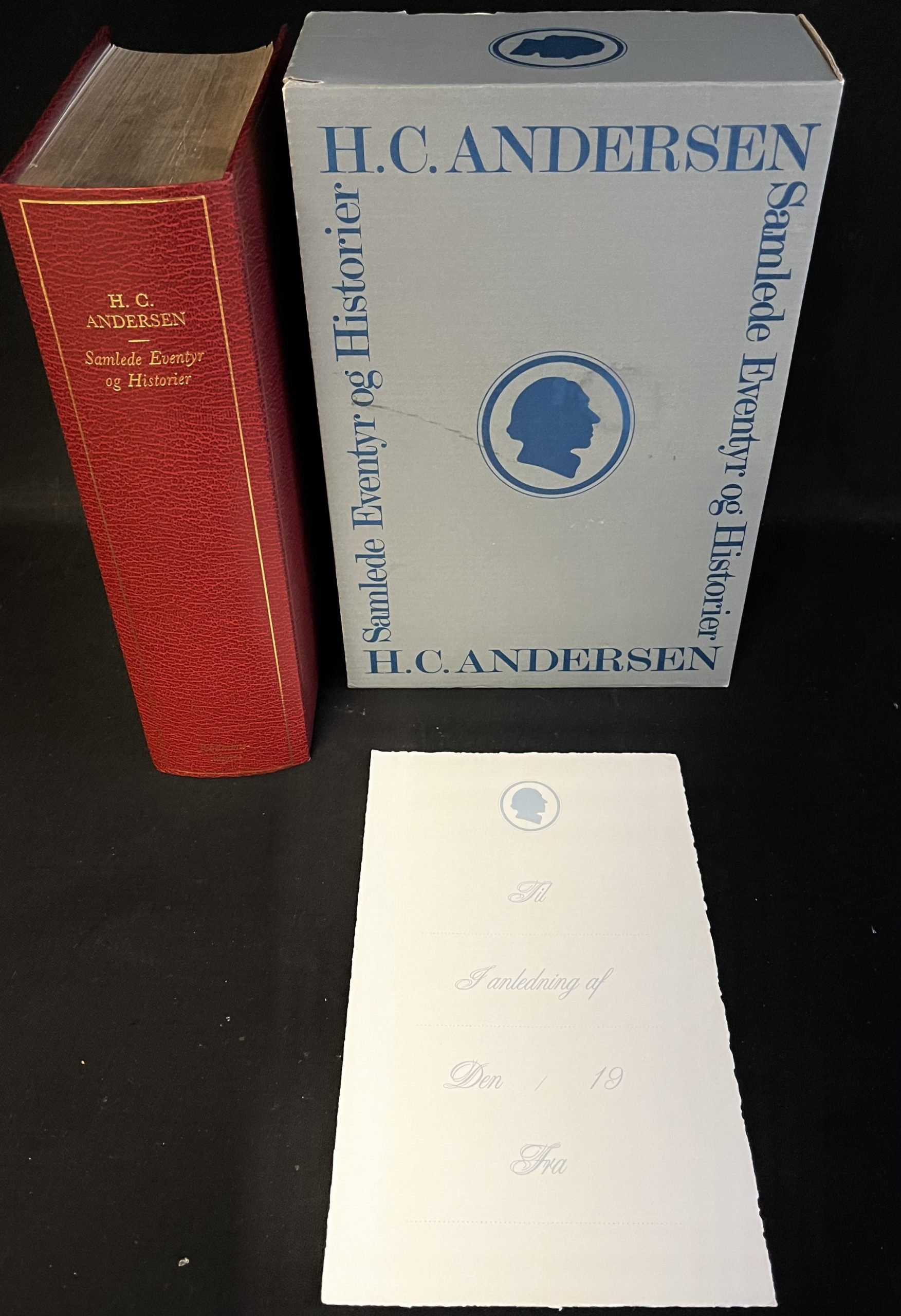 H C Andersens samlede eventyr jubilæumsudgave Fi1869 Genbrugsauktion